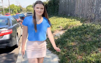 Ava Marina - 18 Year Old Ava Marina Gets Her Shaved Pussy Creampied